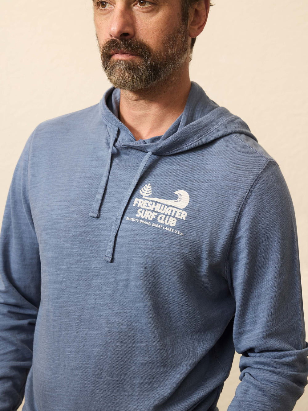 Sunwashed Slub Graphic Hoodie