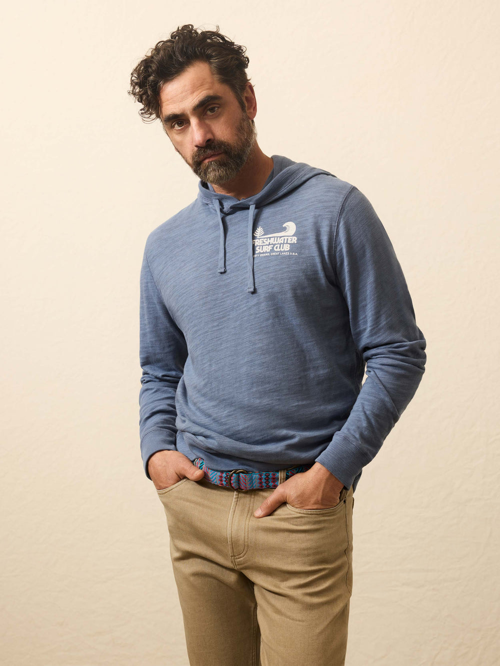 Sunwashed Slub Graphic Hoodie