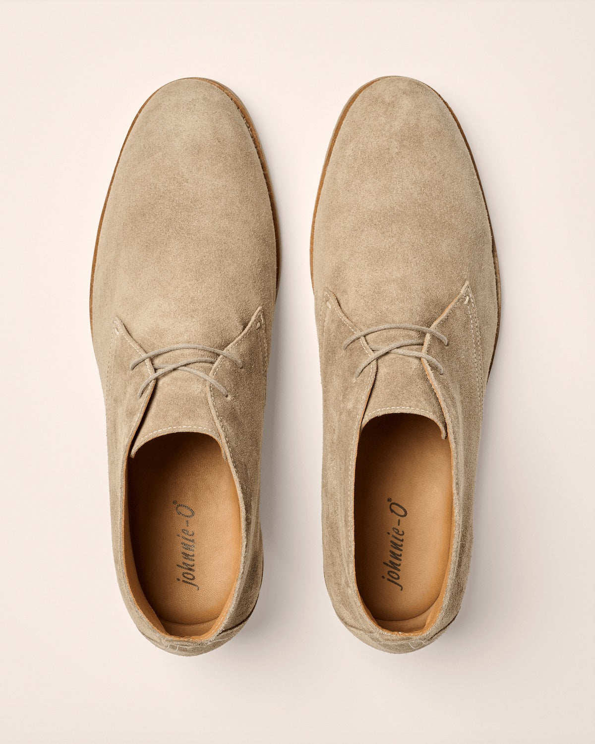 NEW JOHNNIE-O men\'s j-flex chukka boot in stone Suede Chukka Boot – J. J. Fosters main image 4