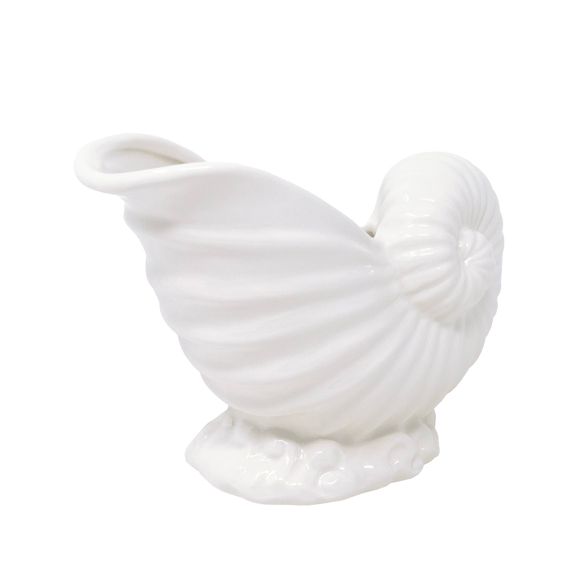 Ceramic Planter, Resort White (Shell)
