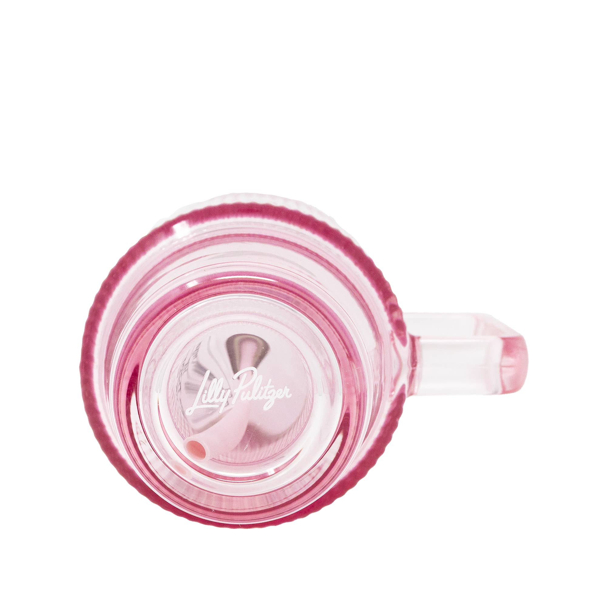 Glass Tumbler with Straw, Lilly Garden Home