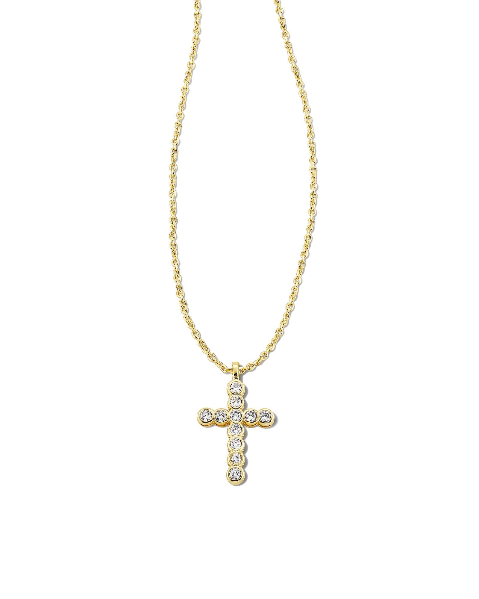 Cross Crystal Pendant Necklace