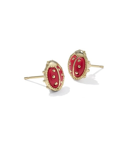 Ladybug Stud Earrings