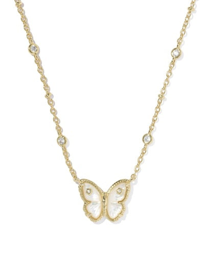 Cailey Butterfly Short Pendant Necklace