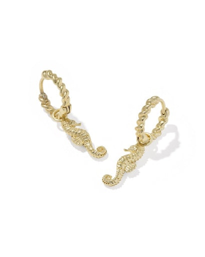 Seahorse Huggie Earrings