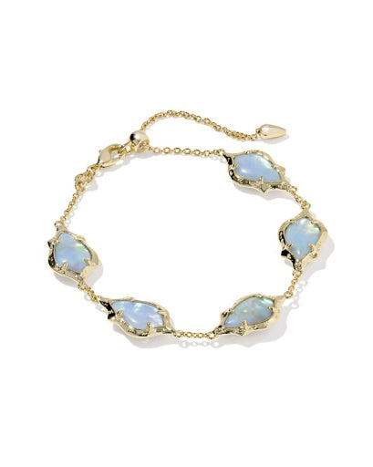 Adriana Scallop Frame Delicate Chain Bracelet