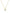 Mini Elisa Dira Necklace - GOLD BLUE LAB GROWN OPAL