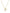 Mini Elisa Dira Necklace - GOLD LIGHT PINK LAB GROWN OPAL