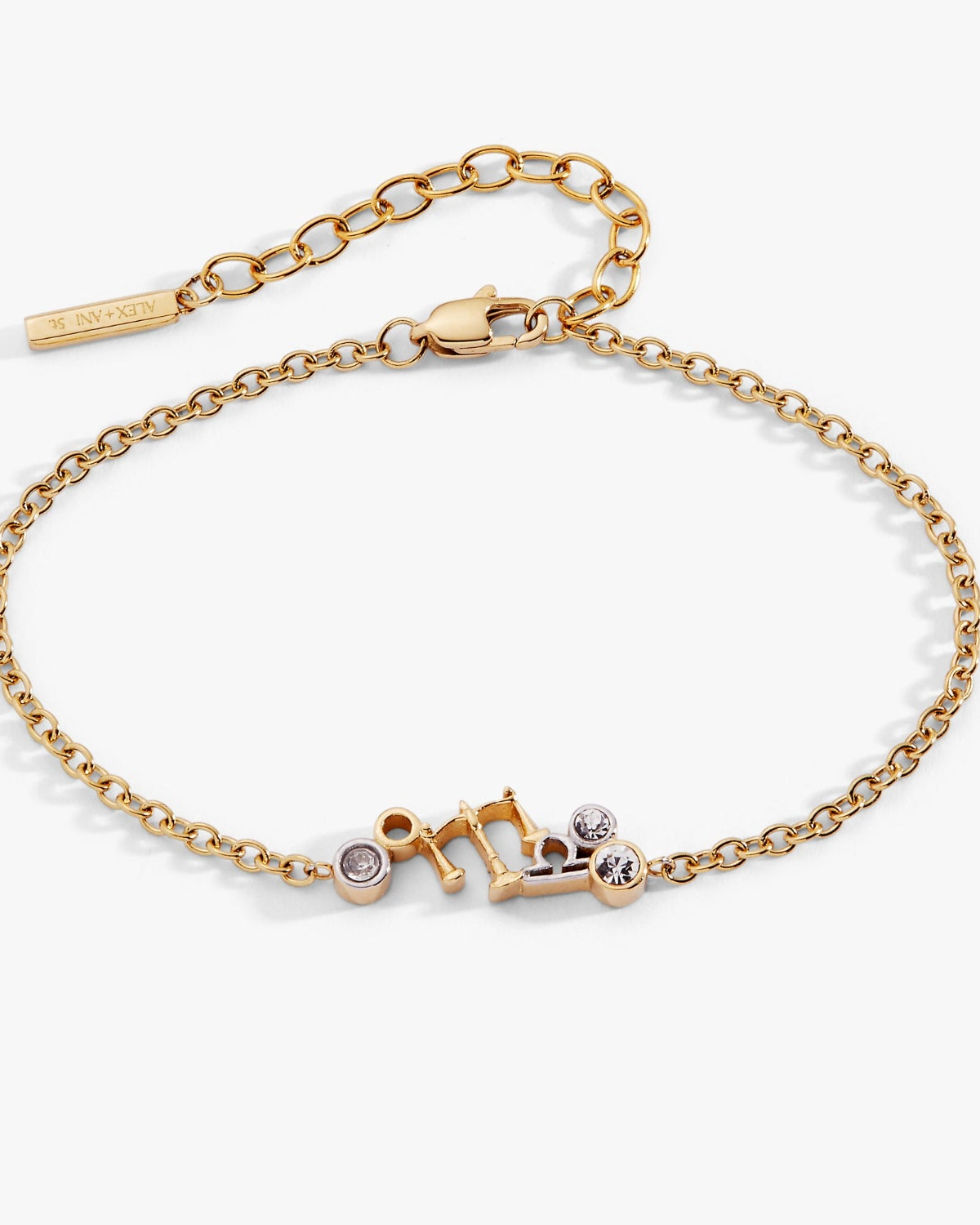 Libra Zodiac Inline Bracelet