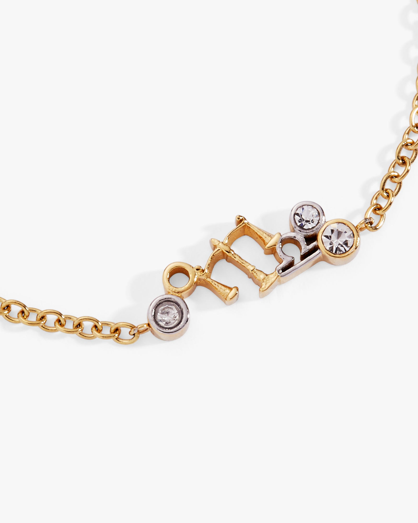 Libra Zodiac Inline Bracelet
