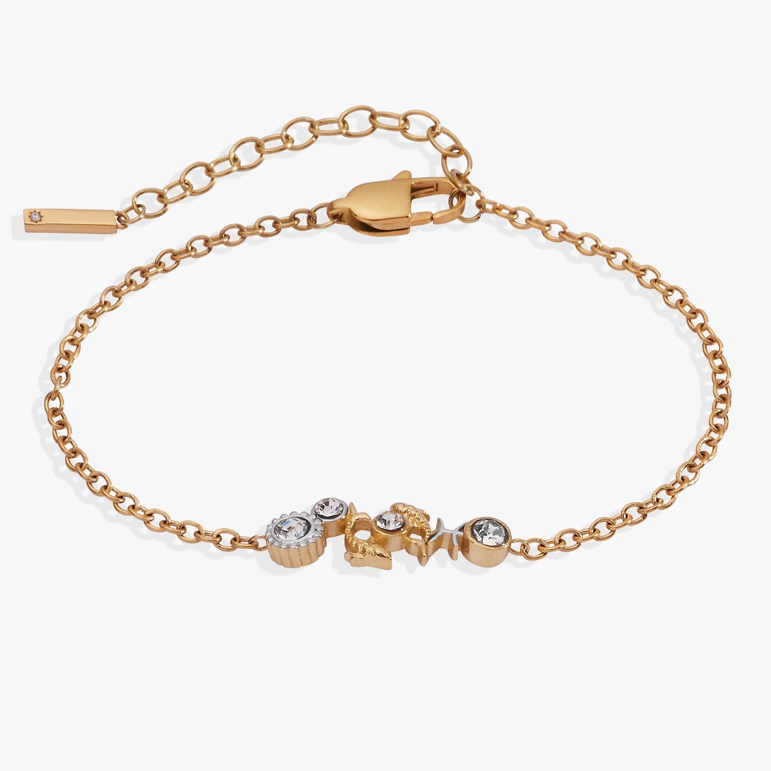 Pisces Zodiac Inline Bracelet