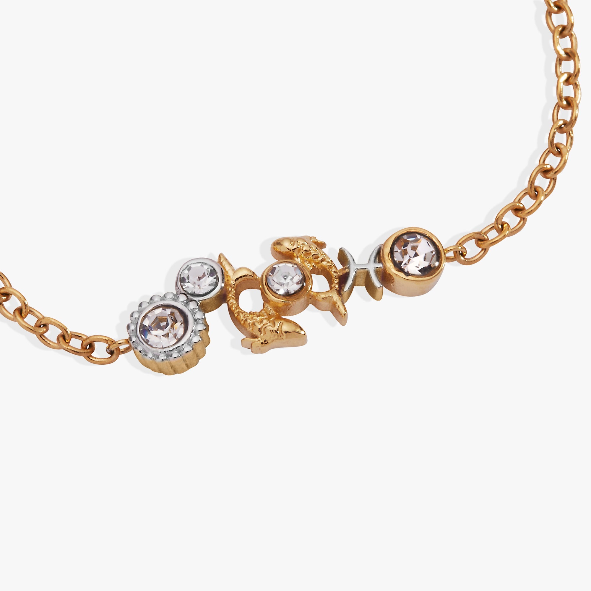 Pisces Zodiac Inline Bracelet