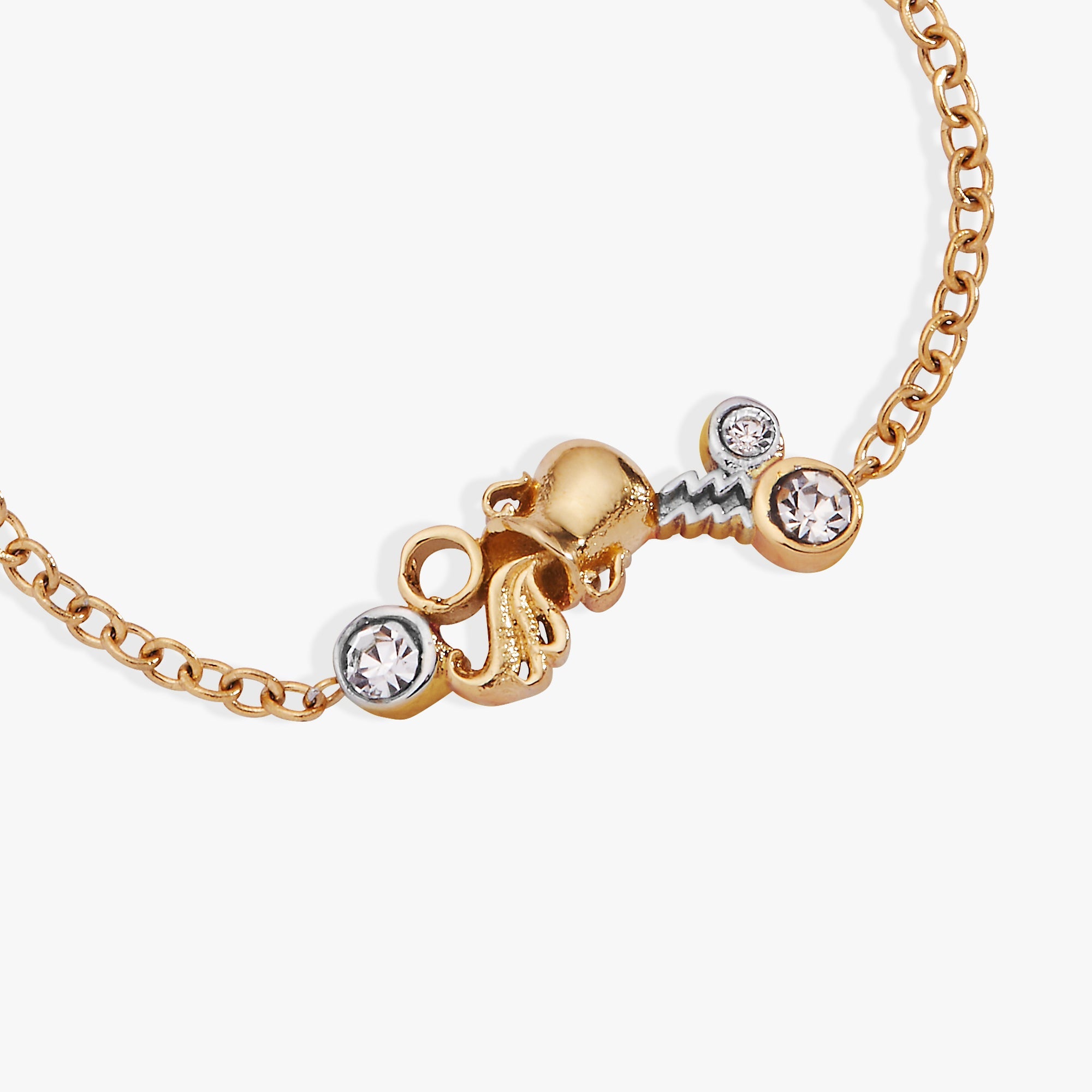 Aquarius Zodiac Inline Bracelet