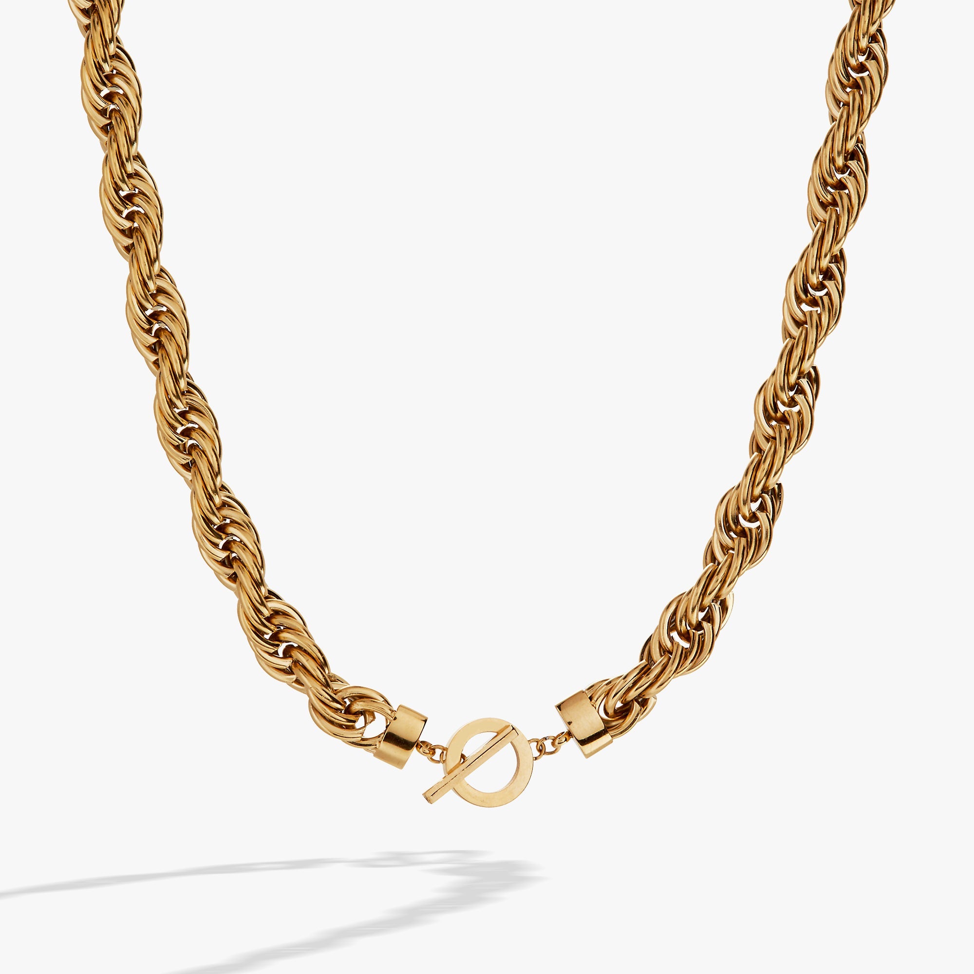 Large Rope Chain Toggle Necklace