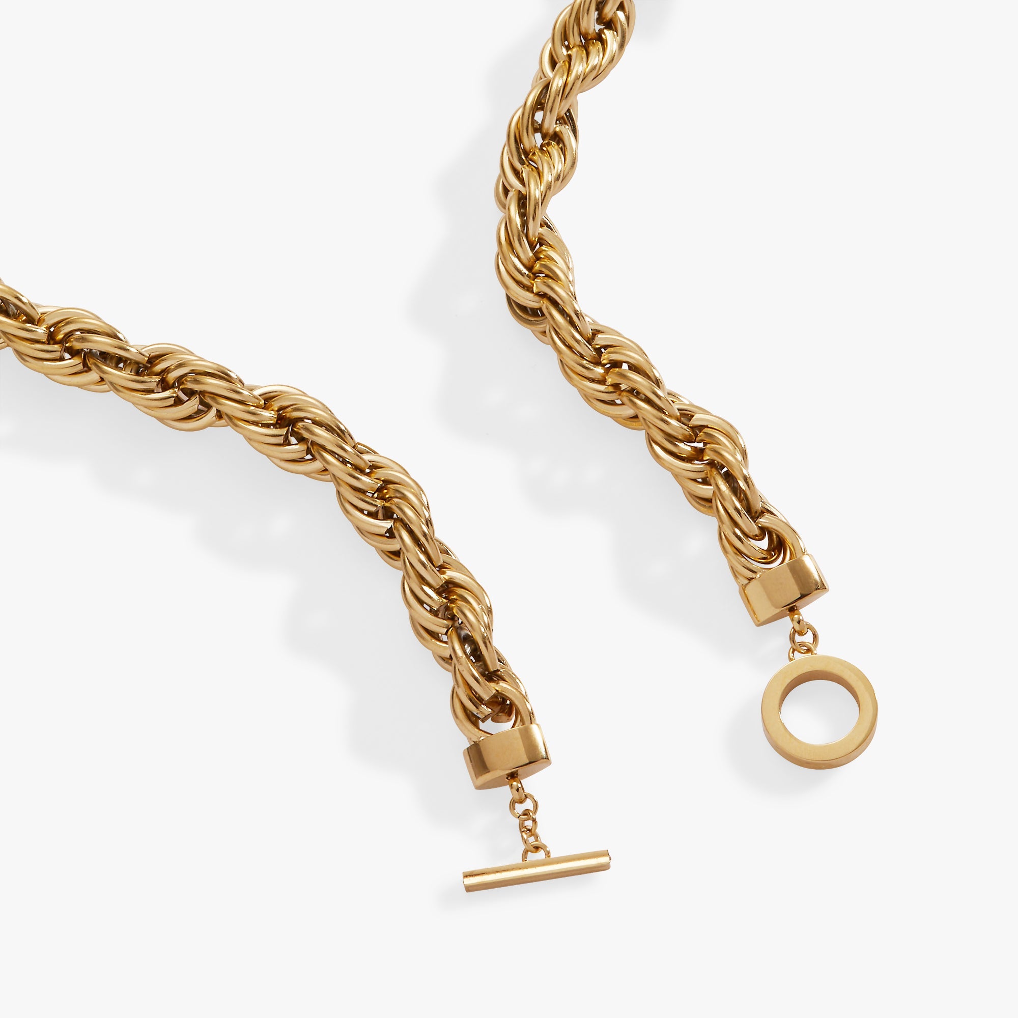 Large Rope Chain Toggle Necklace