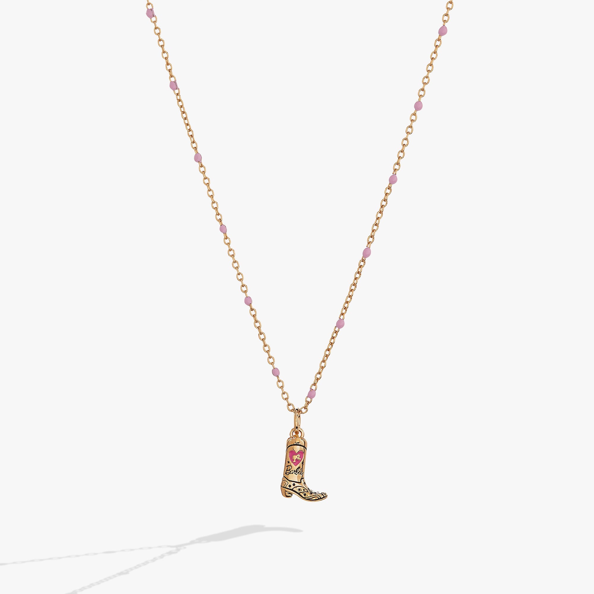 Barbie Cowboy Boot Pendant Necklace