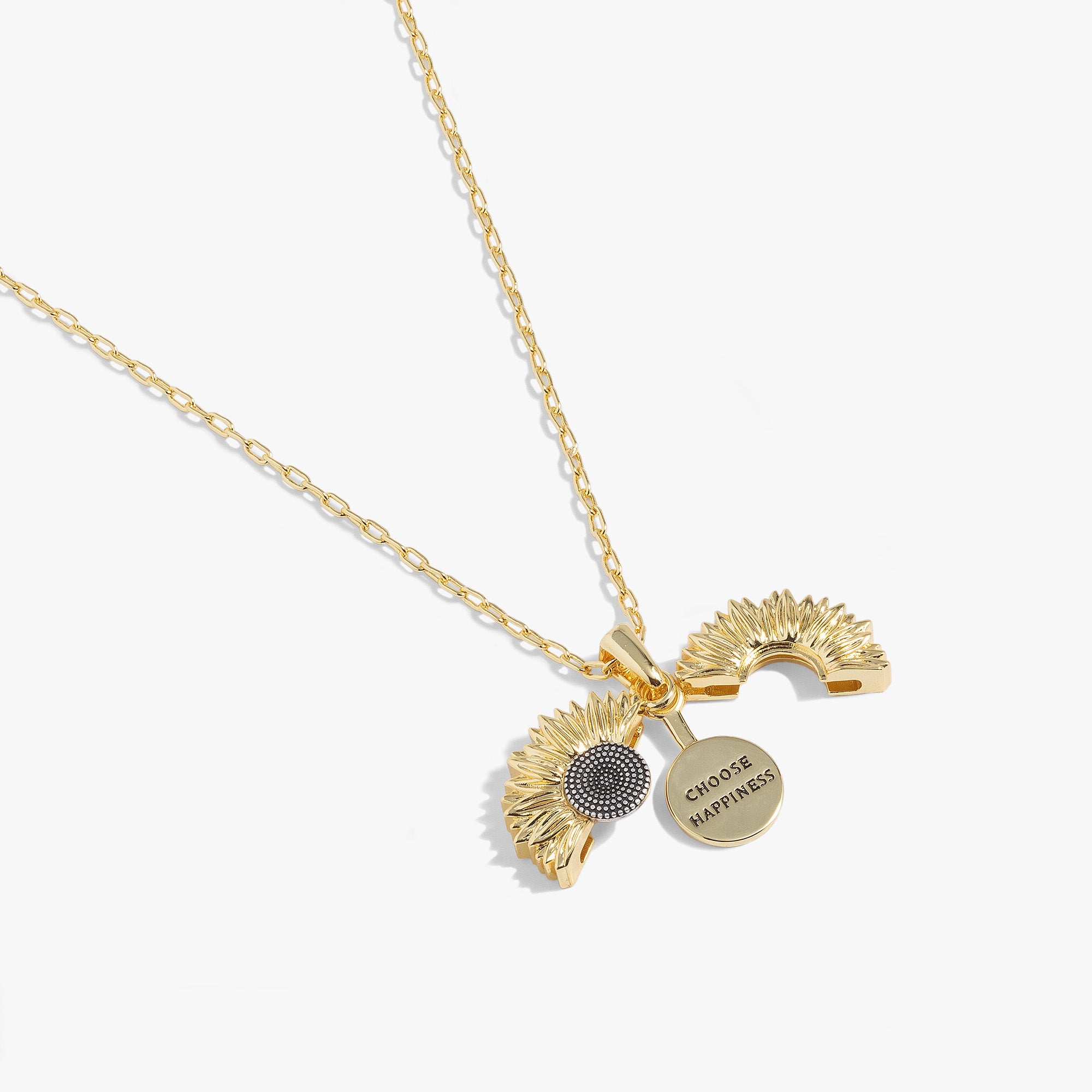Sunflower Mantra Necklace