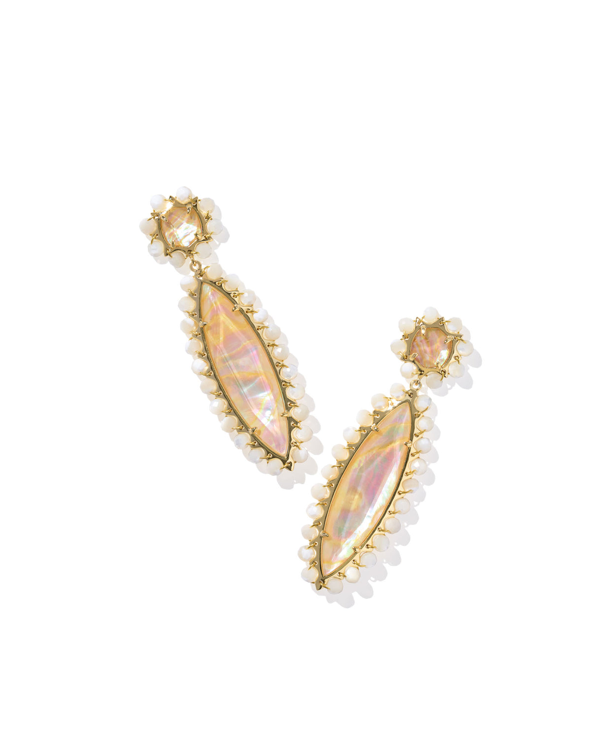 Genevieve Beaded Statement Earrings