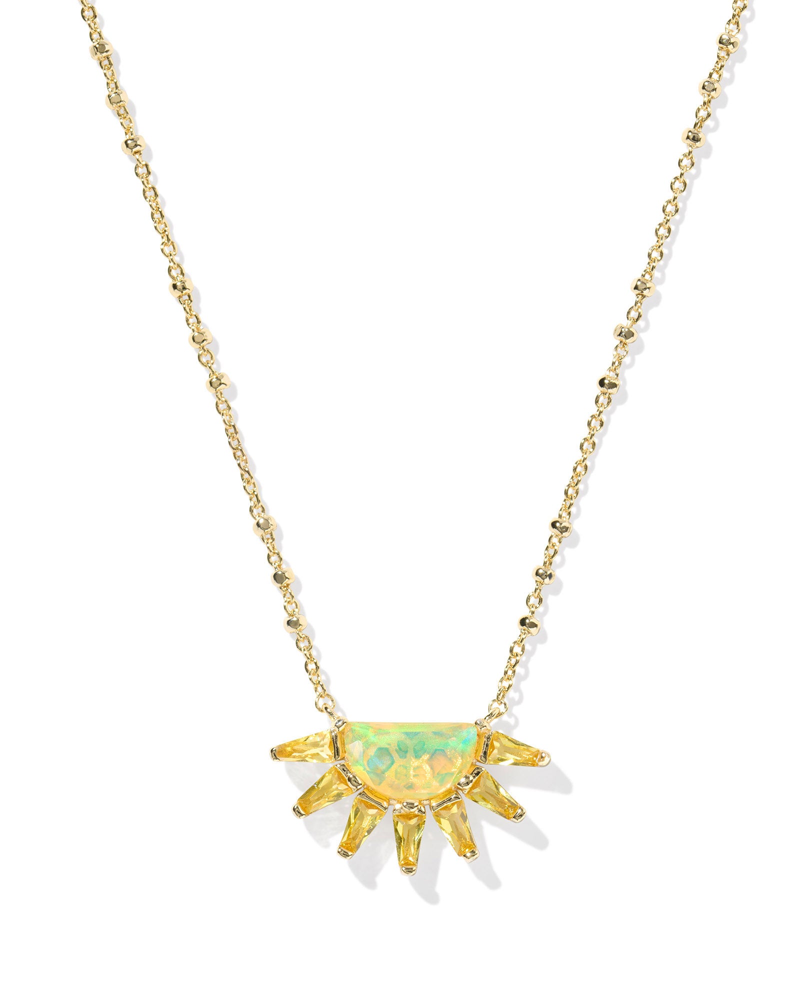 SAMANTHA SUN SHORT PENDANT NECKLACE